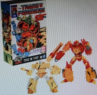 TF Comic Edition Autobot Flame & Emirate Xaaron